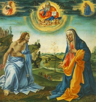 Filippino Lippi : The Intervention of Christ and Mary